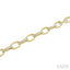Aeris Gold Bold Oval Shape Link Diamond Fashion Bracelet