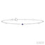 Alternate Gemstone & Diamond Station Chain Bracelet