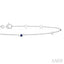 Alternate Gemstone & Diamond Station Chain Bracelet