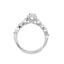 Oval Diamond Halo Engagement Ring