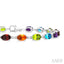 Oval Shape Gemstone & Diamond Bracelet