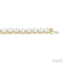 Pearl & Diamond Tennis Bracelet