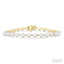 Pearl & Diamond Tennis Bracelet