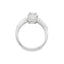 Princess-cut Diamond Halo Engagement Ring