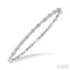 Marquise Shape Stackable Diamond Bangle