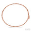 Oval Shape Stackable Diamond Bangle