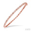 Stackable Baguette Diamond Bangle