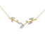 Diamond Chevron Bar Necklace