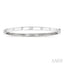 Flush Bezel Set Diamond Fashion Bangle