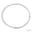 Flush Bezel Set Diamond Fashion Bangle