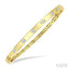 Mixed Shape Bezel Set Diamond Fashion Bangle