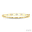Mixed Shape Bezel Set Diamond Fashion Bangle