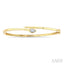 Pear Shape Diamond Fashion Bangle