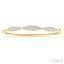 Swirl Baguette Diamond Fashion Bangle