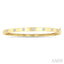 Mixed Shape Flush Bezel Set Diamond Fashion Bangle
