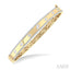 Mixed Shape Flush Set Diamond Fashion Bangle