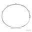 Stackable Bezel Set Diamond Bangle