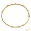Stackable Bezel Set Diamond Bangle
