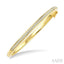 Aeris Gold Pave-Set Diamond Fashion Bangle