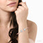 Stackable Emerald Shape Halo Fusion Diamond Open Cuff Bangle
