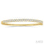 Stackable Scatter Zig-Zag Baguette Diamond Fashion Bangle