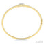 Stackable Oval Shape Halo Lovebright Essential Diamond Bangle