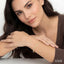 Geometric Shape Diamond Fashion Bangle