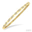 Geometric Shape Diamond Fashion Bangle