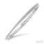 Double Row Diamond Fashion Bangle