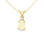 Ethiopian Opal & Diamond Pendant