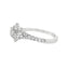 Round Diamond Double Halo Engagement Ring