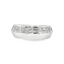 Platinum Knife Edge Fashion Ring
