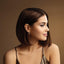 Curve Drop Stud Earrings