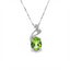 Peridot & Diamond Pendant