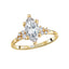 Marquise Diamond Engagement Ring