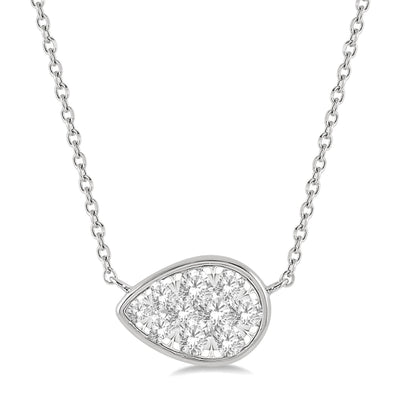 Lovebright Bezel Diamond Necklace