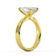 Elongated Cushion Solitaire Engagement Ring