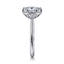 Oval Diamond Three Stone Engagement Ring