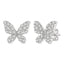 Petite Butterfly Diamond Stud Earrings