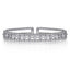 Bujukan Wide Diamond Bangle Bracelet