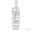 Silver Mom & Child Emotion Diamond Pendant