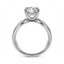 Round Diamond Split Shank Solitaire Engagement Ring