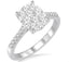 Oval Shape Diamond Lovebright Engagement Ring