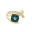 London Blue Topaz & Diamond Fashion Ring