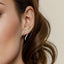 Graduating Diamond Bypass Earrings