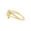 Oval Diamond Split Shank Engagement Ring