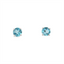 Blue Topaz Stud Earrings
