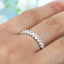 Oval Diamond Stackable Ring