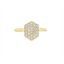 Honeycomb Diamond Fashion Ring