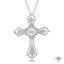 Silver Cross Emotion Diamond Fashion Pendant